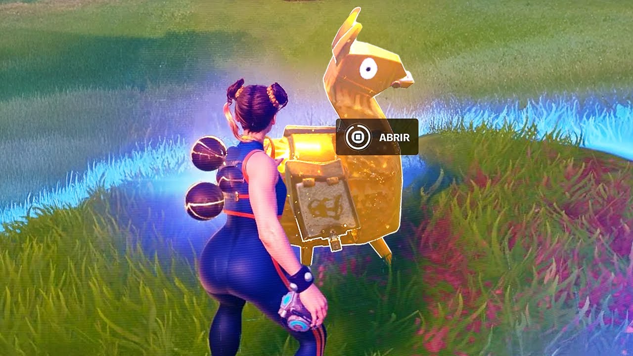 Encontr&eacute; la LLAMA DORADA en Fortnite...