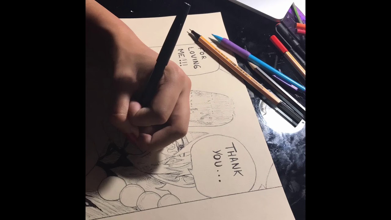 Ace's Death - One piece (speed drawing)