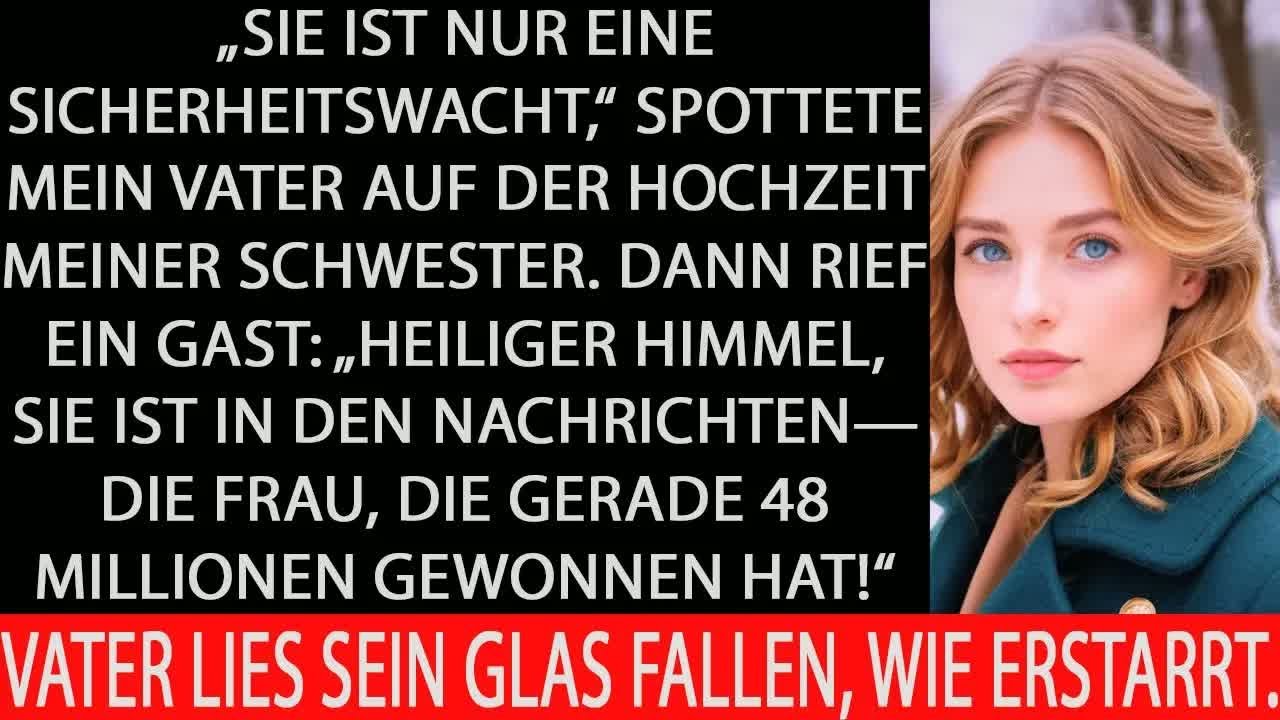 Papa verspottete mich als „security“ bei der hochzeit – doch mein geheimnis änderte über nacht a