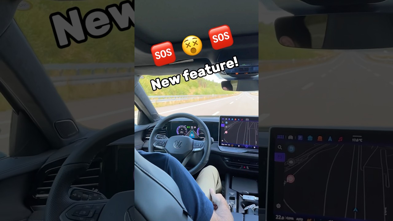 Emergency Assist with automatic lane change in the VW Passat 🆘 (preview! 🤫)