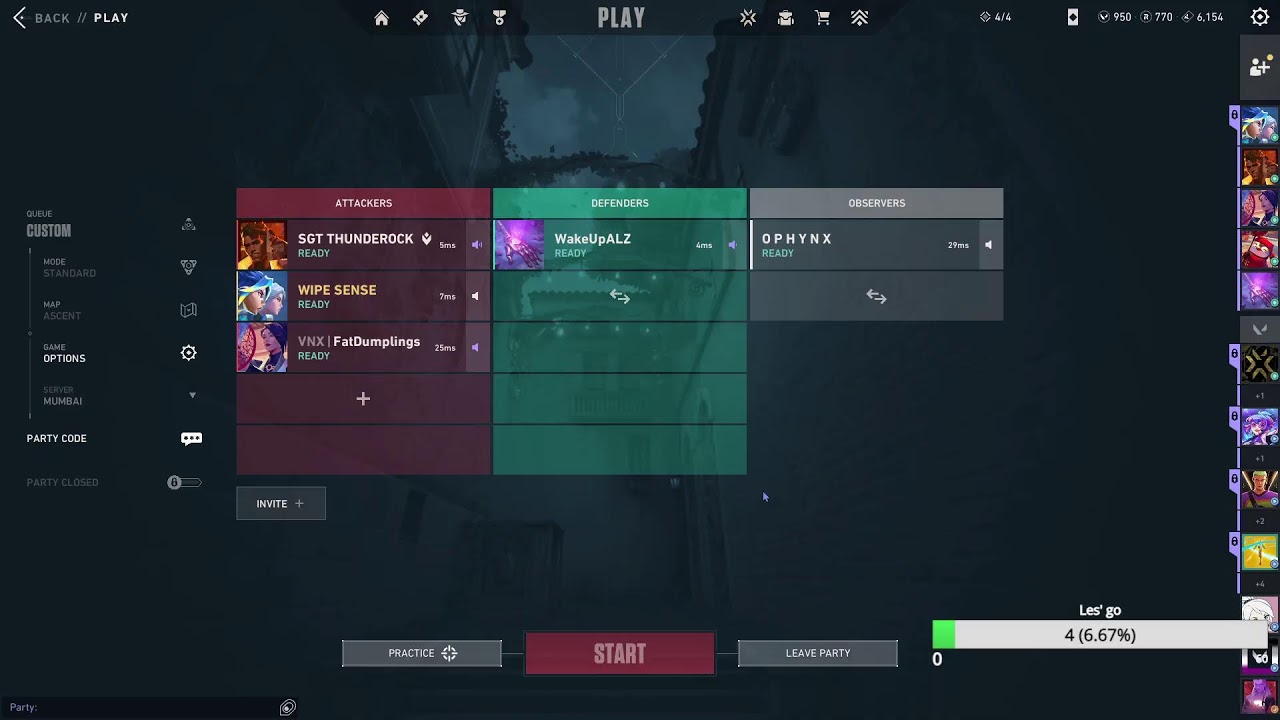 what GOLD lobby looks like(just got Deranked)