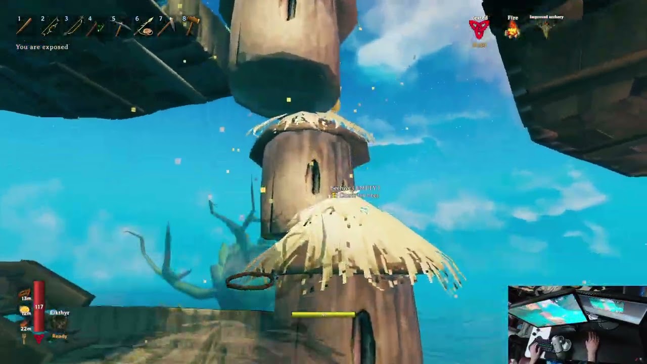 1 Life Valheim - Hardcore preset attempt 138 pt 26: Stubbed my toe on a weird spawn.