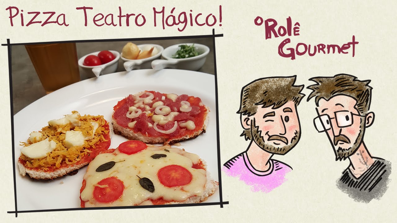 Pizza Miniatura do Teatro Mágico!