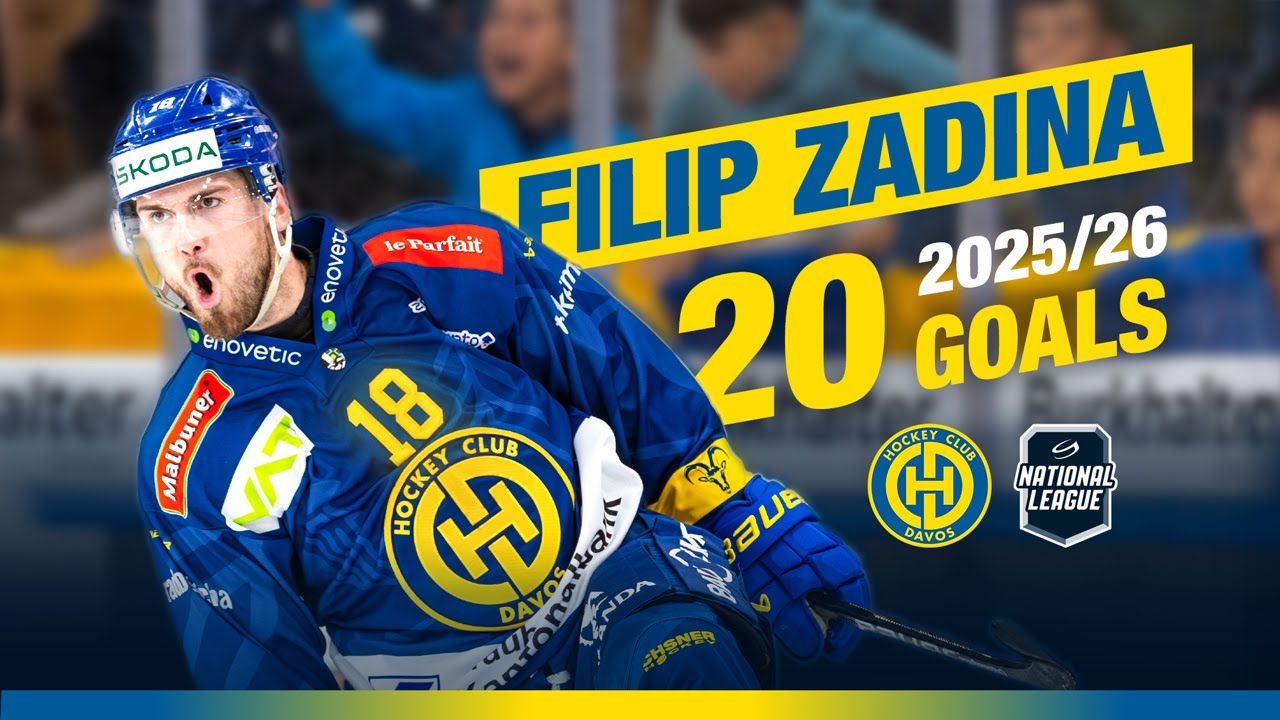 HC Davos | Filip Zadina | 20 National League Goals 2025/26