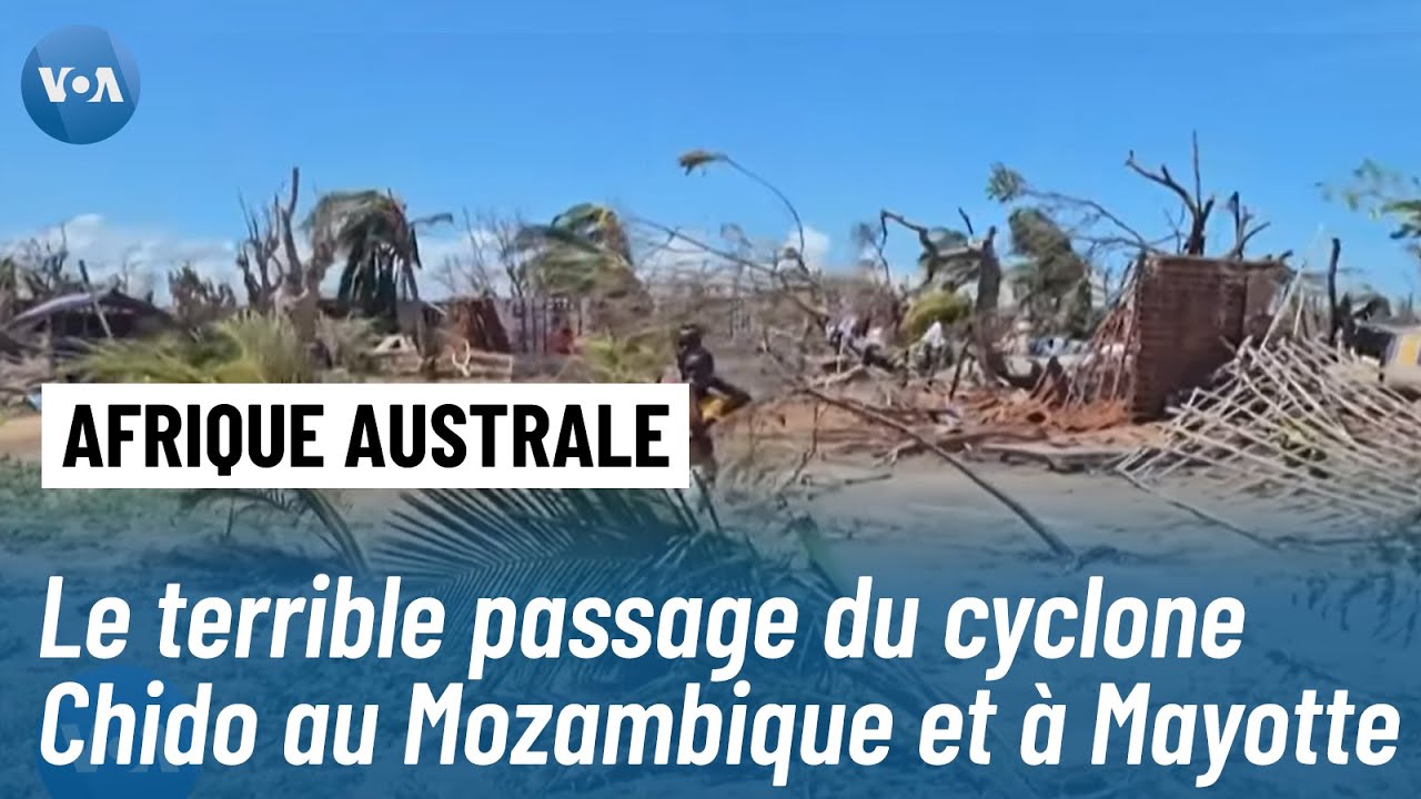 Cyclone Chido : bilan humain dramatique à Mayotte et au Mozambique