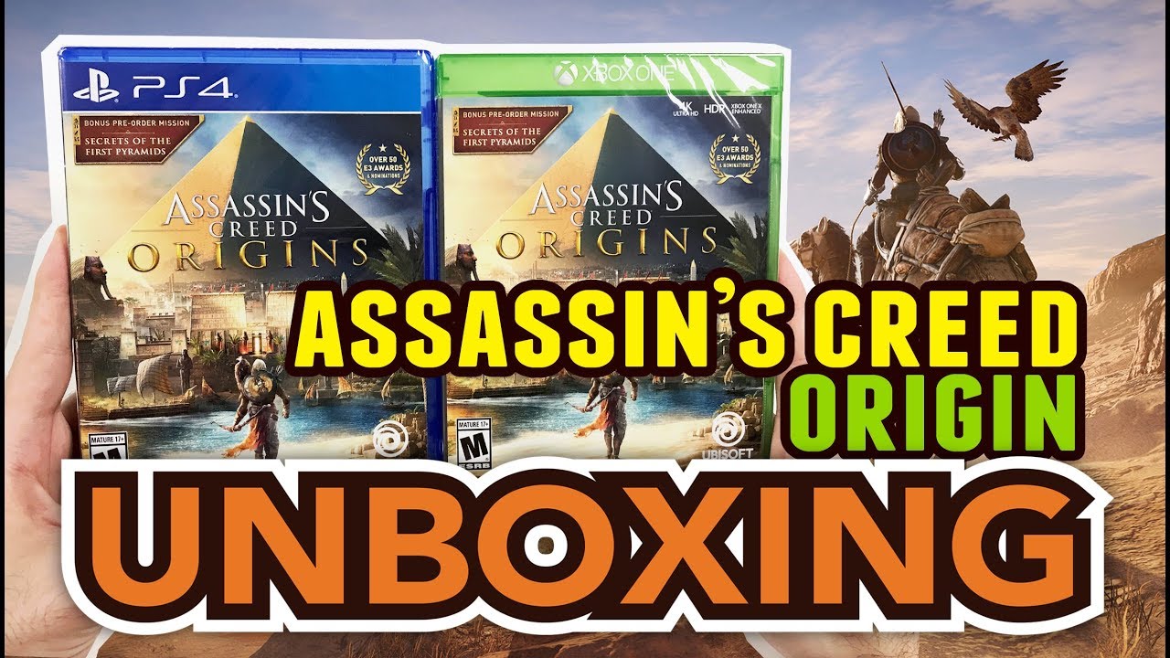 Assassin's Creed Origins (PS4/Xbox One) Unboxing !!