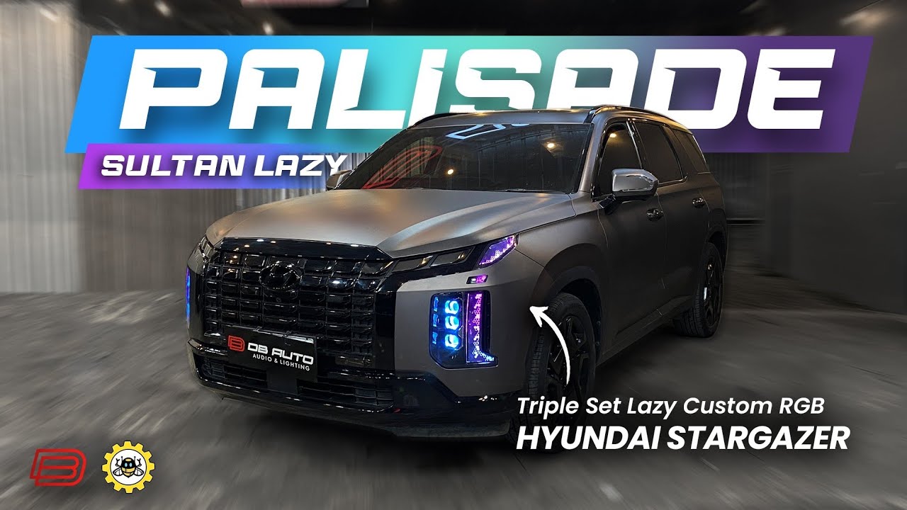 Mobil Sultan Korea Upgrade Hedon !!! 🤑 Project Hyundai Palisade Super Terang ! ✨