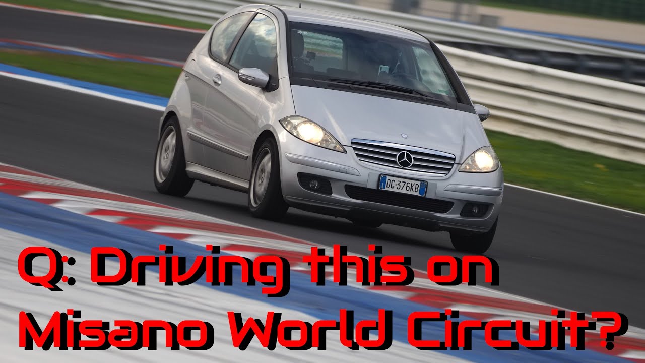 Misano World Circuit driving a Mercedes A Class W169 A180 CDI | TIME RUSH