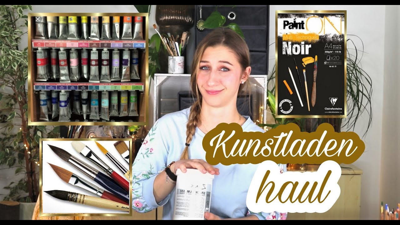 Künstlerbedarf HAUL - ich hab mir neue Kunstmaterialien von Boesner gekauft! // Creative Artpoint