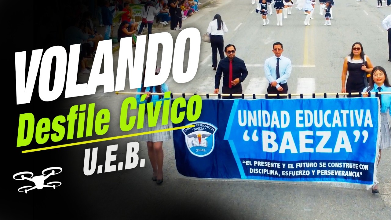 DRONEANDO junto a la UNIDAD EDUCATIVA BAEZA