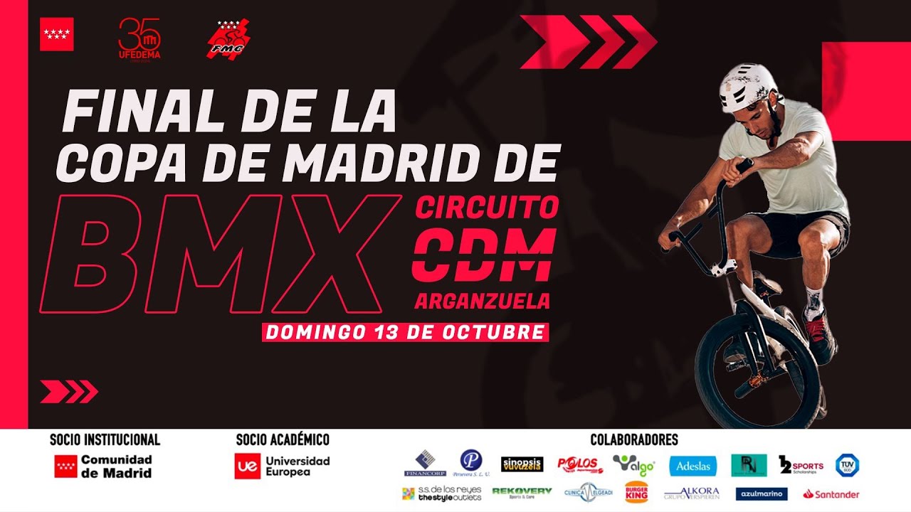 BMX (FMCICLISMO) - FINAL COPA DE MADRID DE BMX - #Ciclismo #Madrid #España #Deporte #Hoy #2024