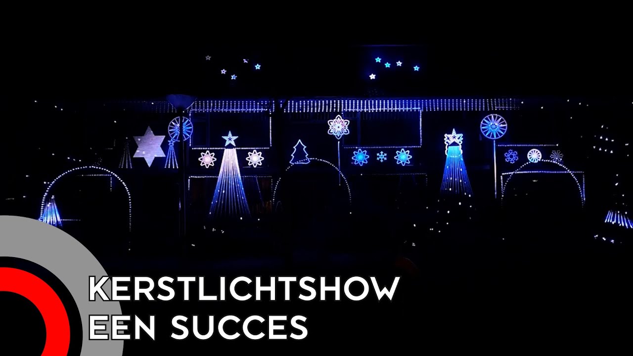 Kerstlichtshow weer afgebroken en gaat volgend jaar ondanks de prijsstijgingen gewoon weer verder