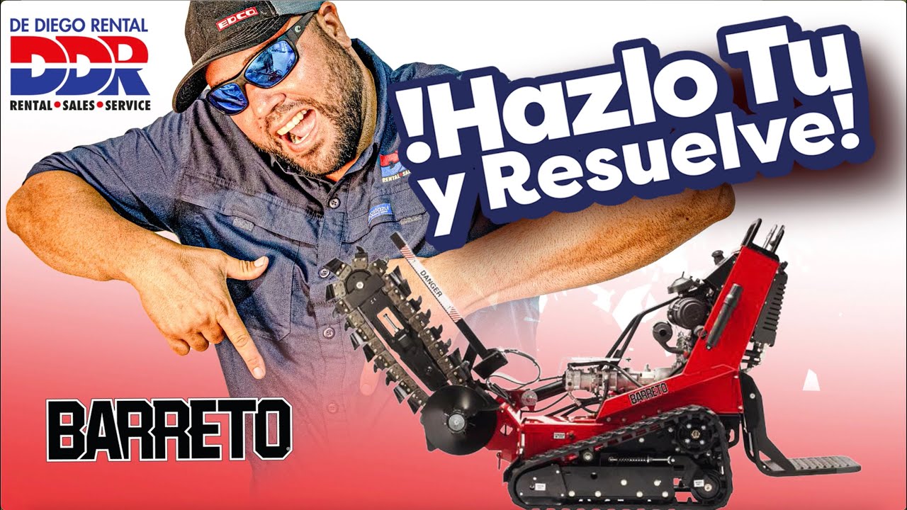 !Hazlo Tu y Resuelve!. Adiestramiento básico Barreto Trencher / Zanjadoras.