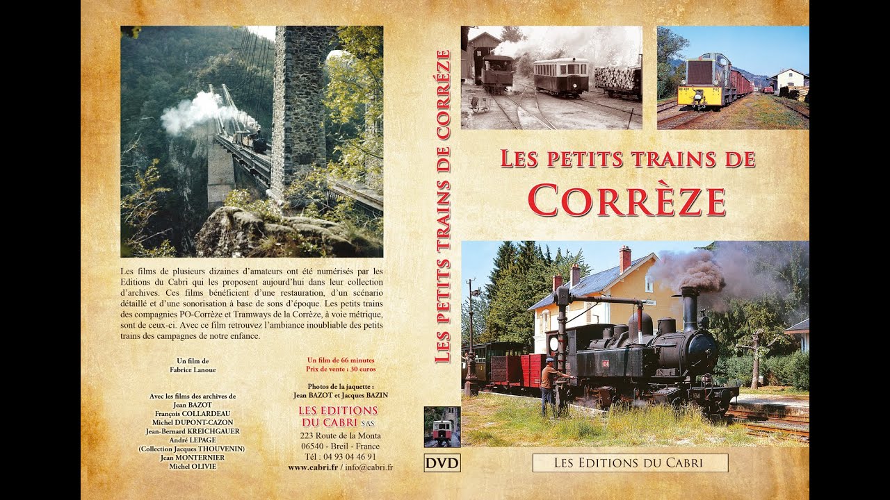DVD archives « Les petits trains de Corrèze ».