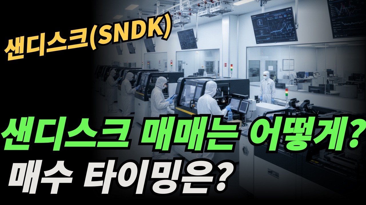 (샌디스크) 상승후 조정시 매매방법은?