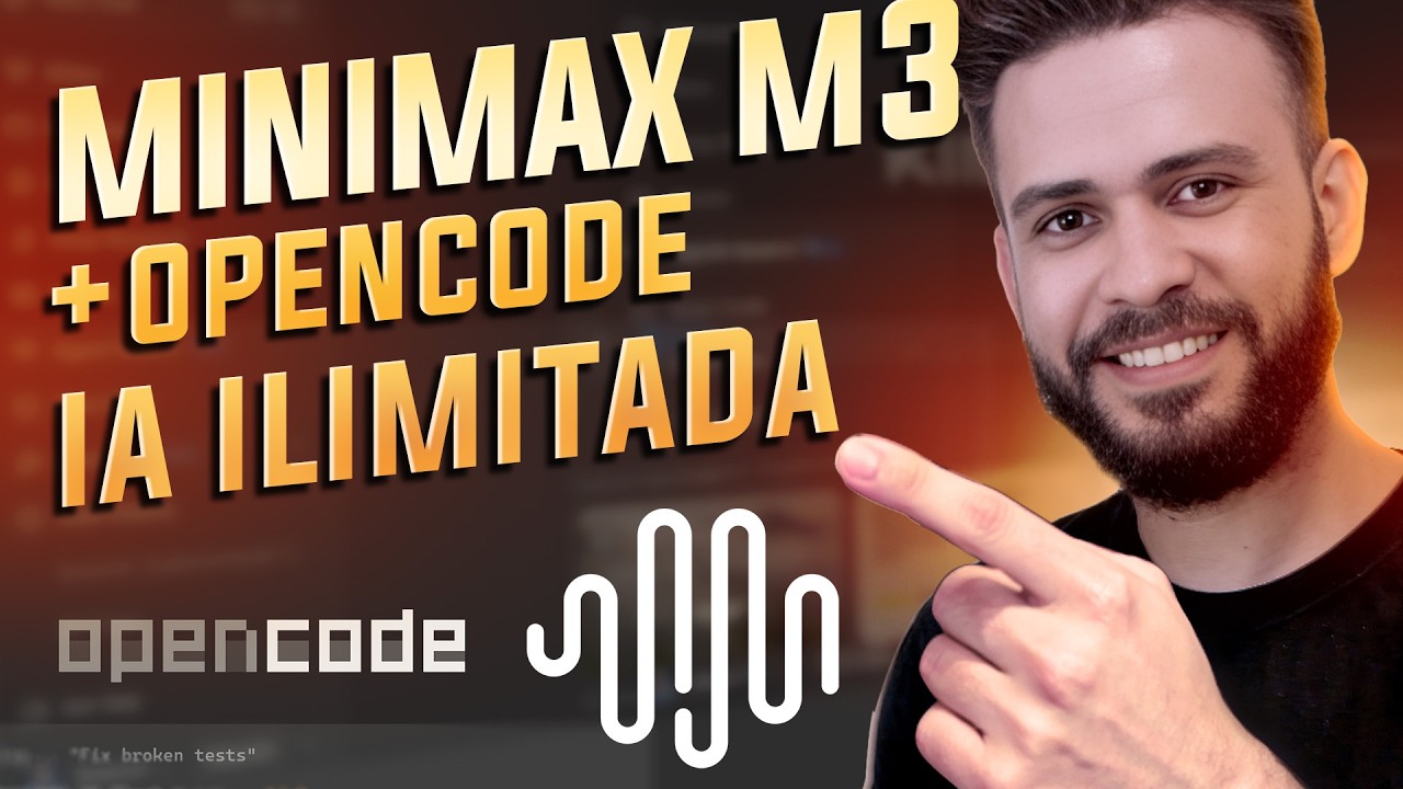 Minimax M3 + Opencode: Melhor IA 100% gratuita criei um SISTEMA COMPLETO em poucos minutos