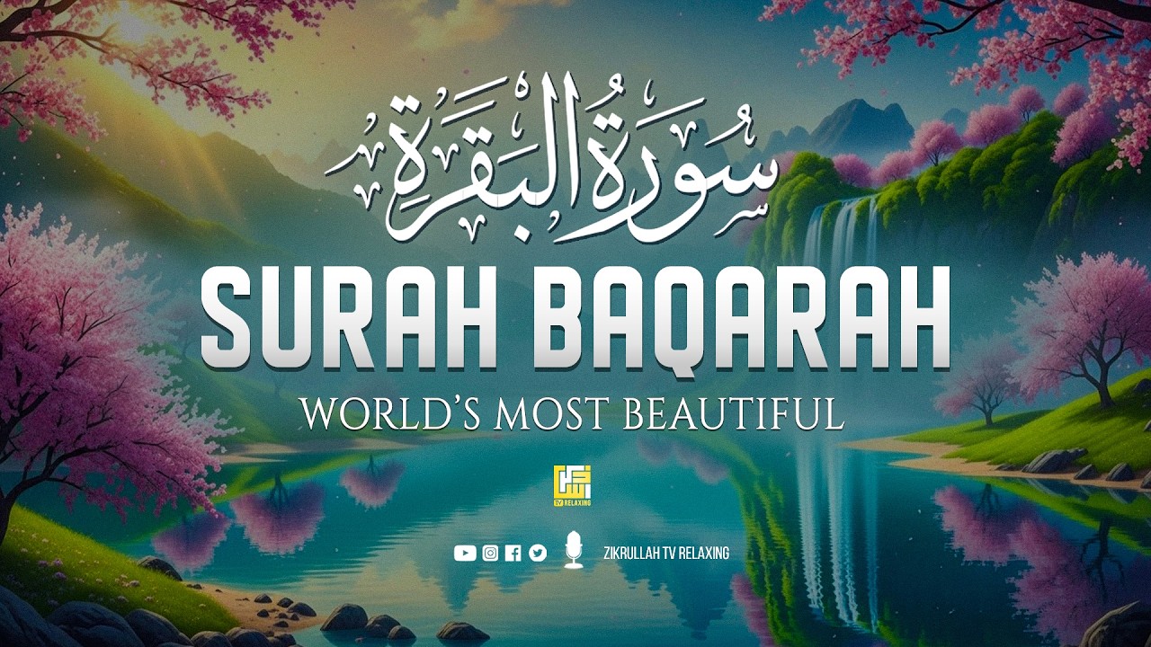 Surah Al-Baqarah Full (سورة البقرة) | Ultimate Relaxing Quran Recitation for Sleep & Healing #quran
