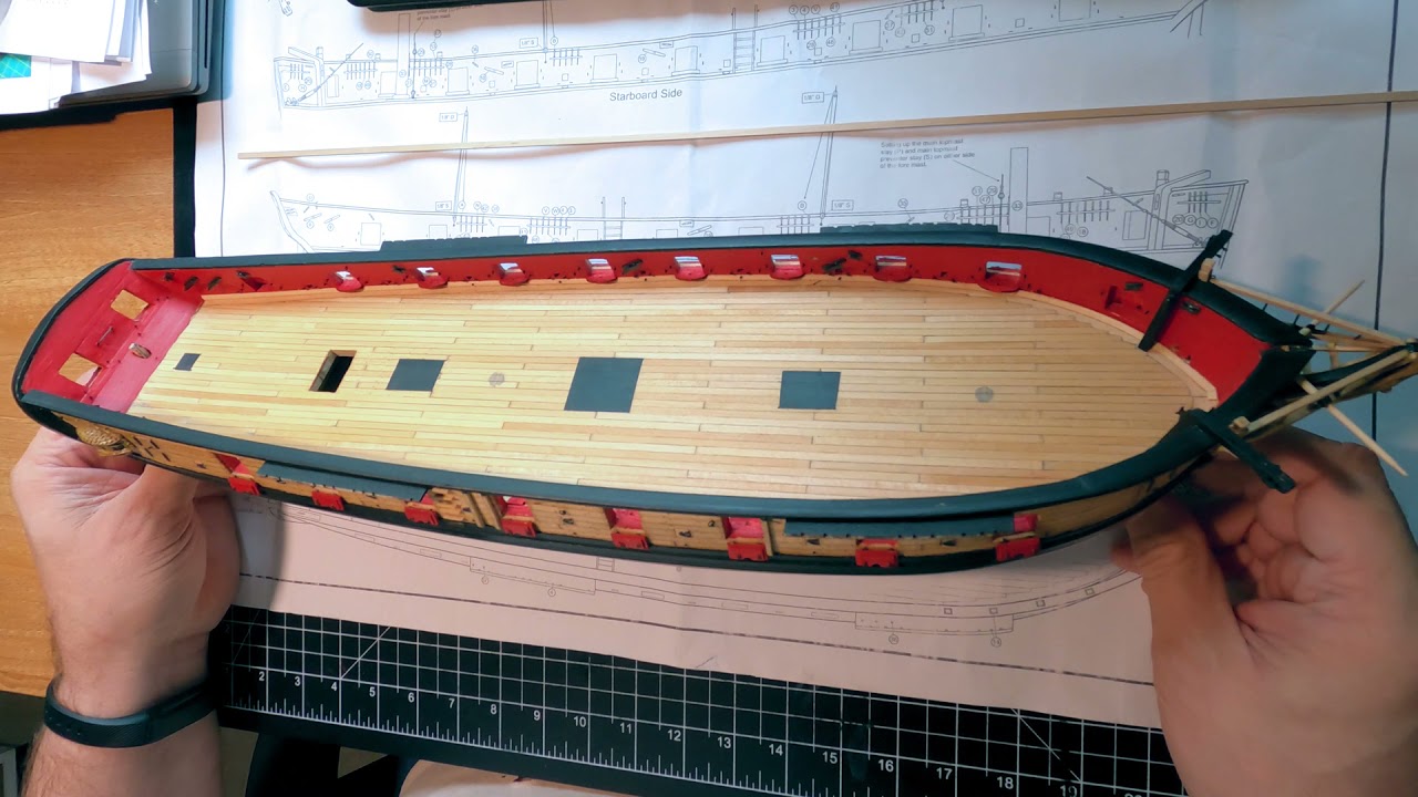 Model Shipways US Brig Syren part 14