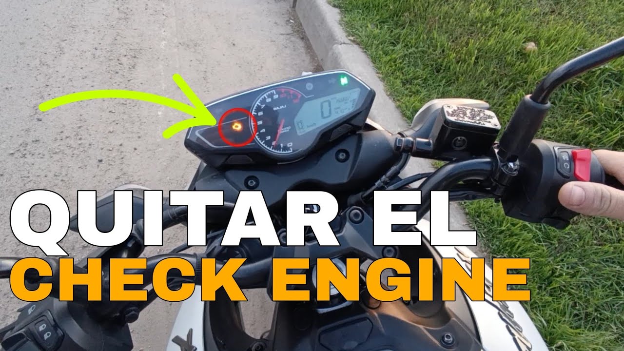 Como Quitar CHECK ENGINE pulsar N160 2024
