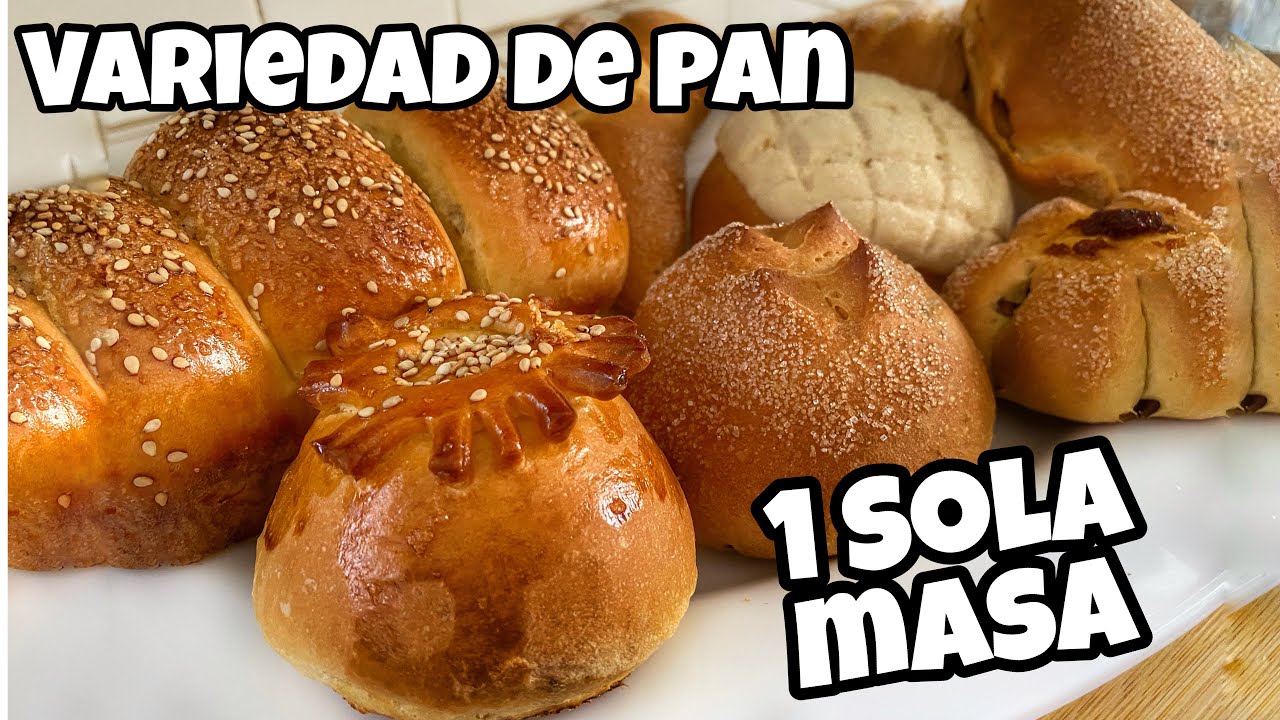MASA DE CRECIMIENTO PARA HACER 8 TIPOS DE PAN DULCE: TORTA SECA, PICUDAS, NOVIAS, PEGADITOS, ETC