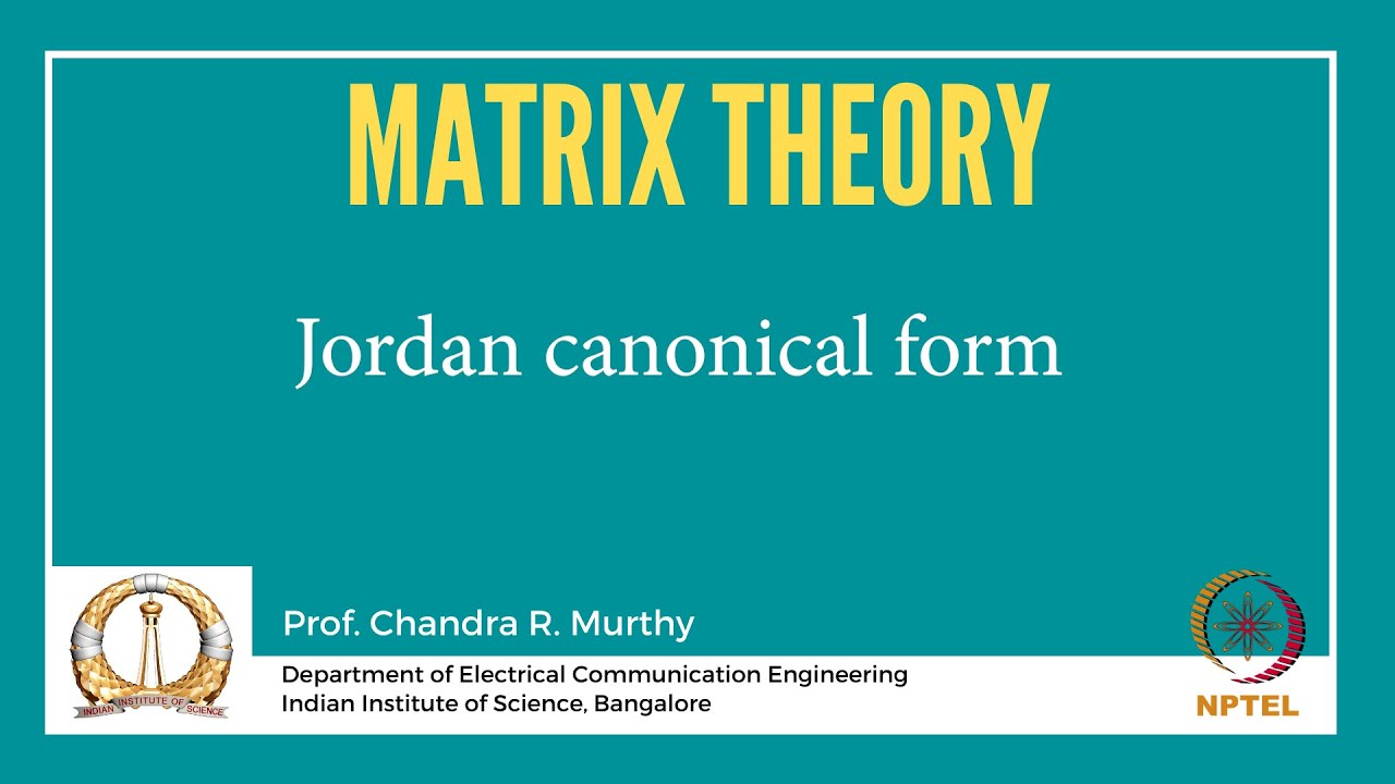 Jordan canonical form