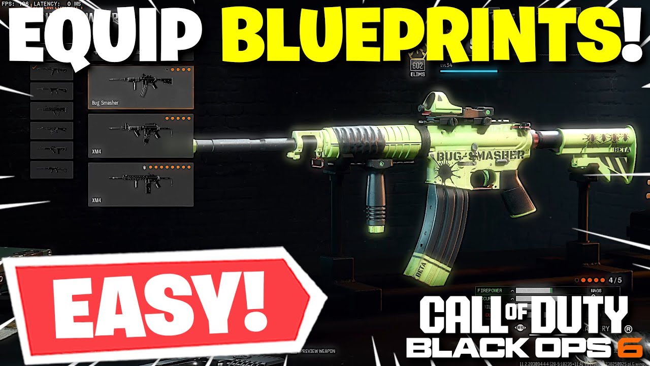 Black Ops 6 - How To Equip Blueprints In BO6! Equip Reward & Store Blueprints!