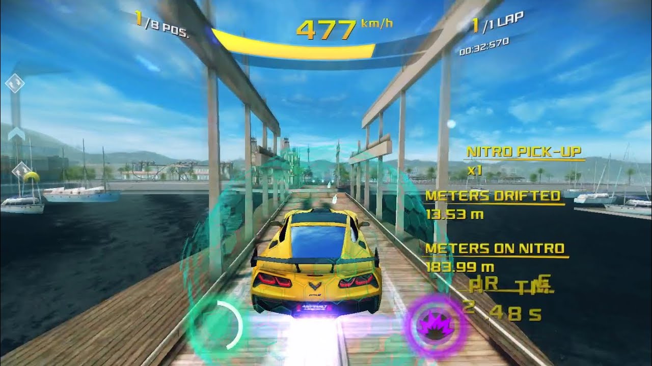 Asphalt 8, Showdown Cup Barcelona, Chevrolet Corvette ZR1 Top - 1%