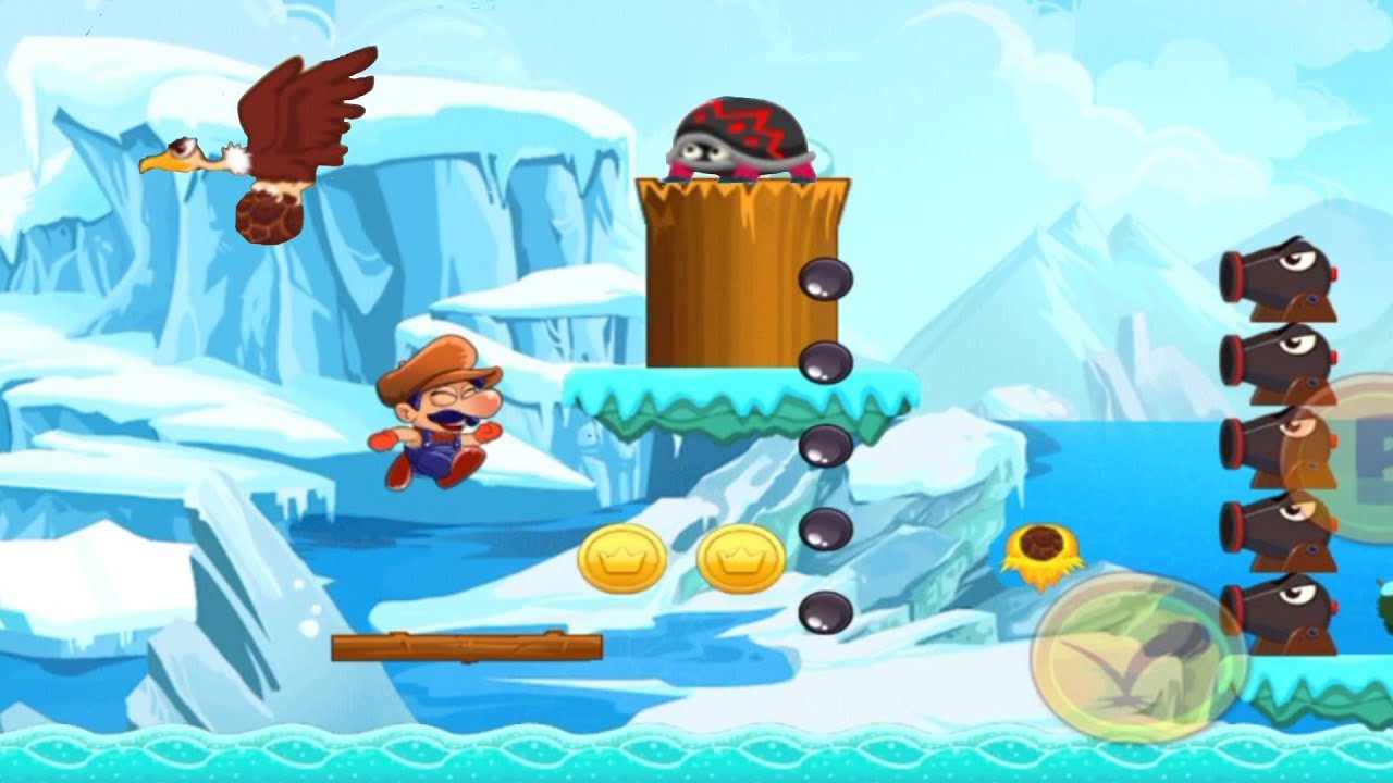 super bino Go level 134,games android iOS, gameplay