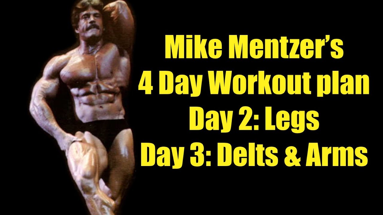 Mike Mentzer&rsquo;s Training, 4 Day Split (Day 2 & 3: Legs, Delts & Arms) #mikementzer #bodybuilding