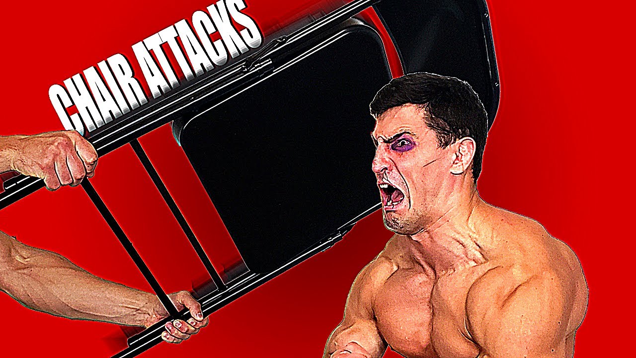 Metal Chairs VS My Face Experiment *POSSIBLE CONCUSSION* | Bodybuilder VS Crazy WWE Chair Shots