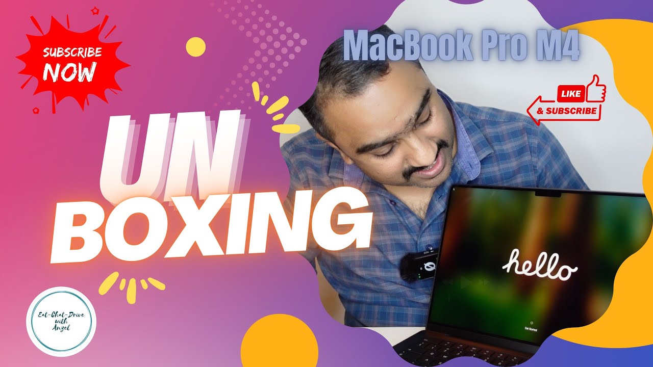 Unboxing Apple MacBook Pro M4 Laptop | Malayalam | Apple Sweden | Eat Chat Drive with Anzel