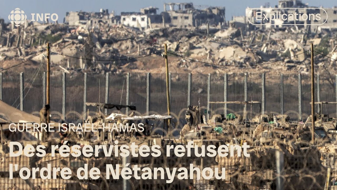 Gaza : des réservistes israéliens refusent l'ordre de Benyamin Nétanyahou | D'abord l'info