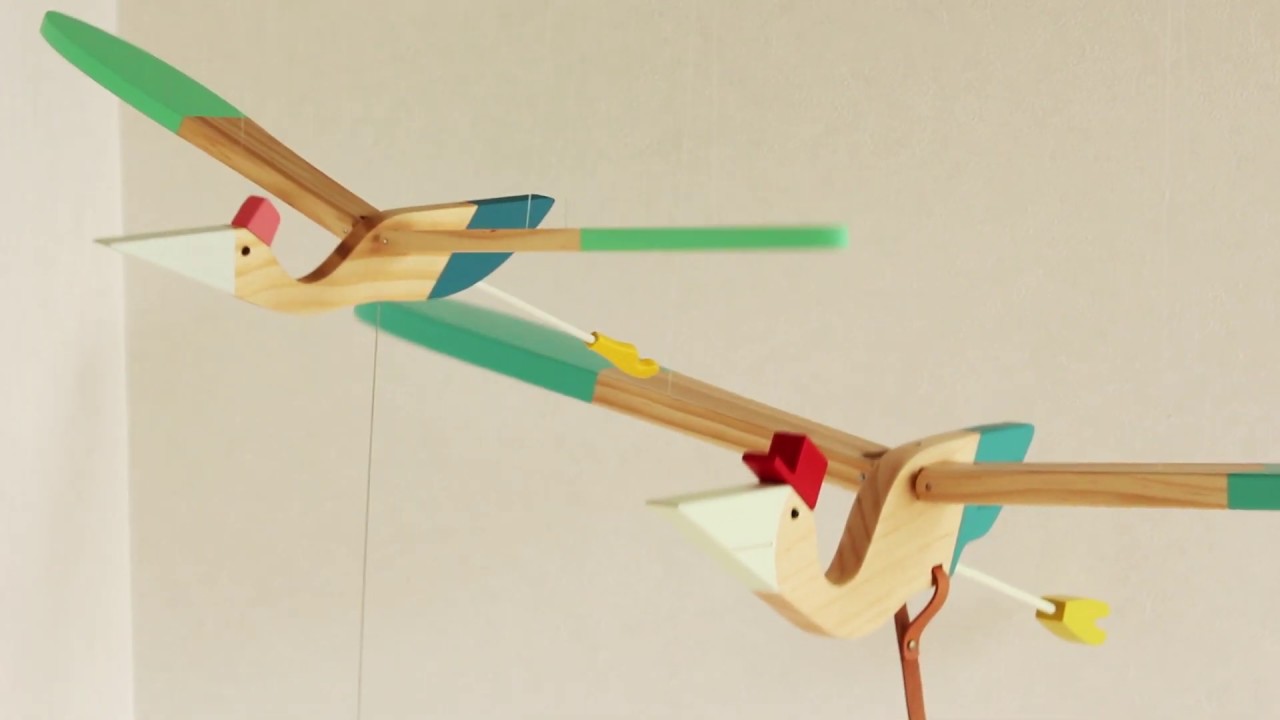 eguchi toys Mobile Bird モビール 鳥 木製 Baby bird Mini bird 迷你鳥 小飛鳥