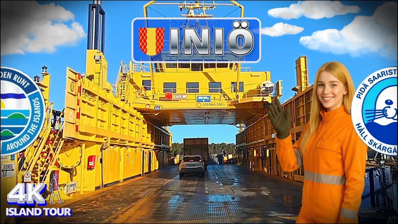 Кольцевая автодорога по Архипелагу: Остановка в INIÖ - Где соединяются века? #4k