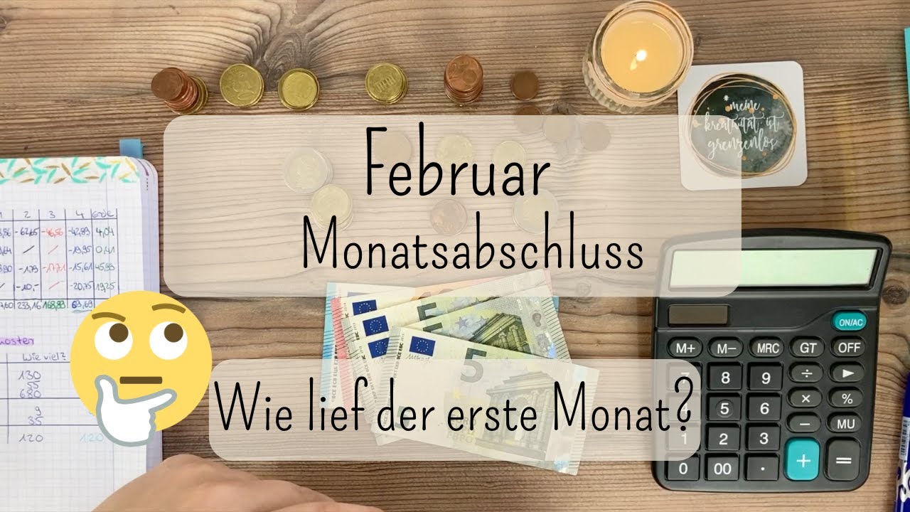 Monatsabschluss Februar 💶 I Wie lief mein erster Monat? 🤔I Schuldenabbau mit der Umschlagmethode