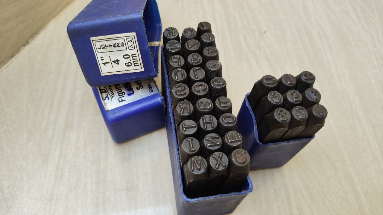Chassis & Engine Number PUNCHING TOOL SIZE 1
