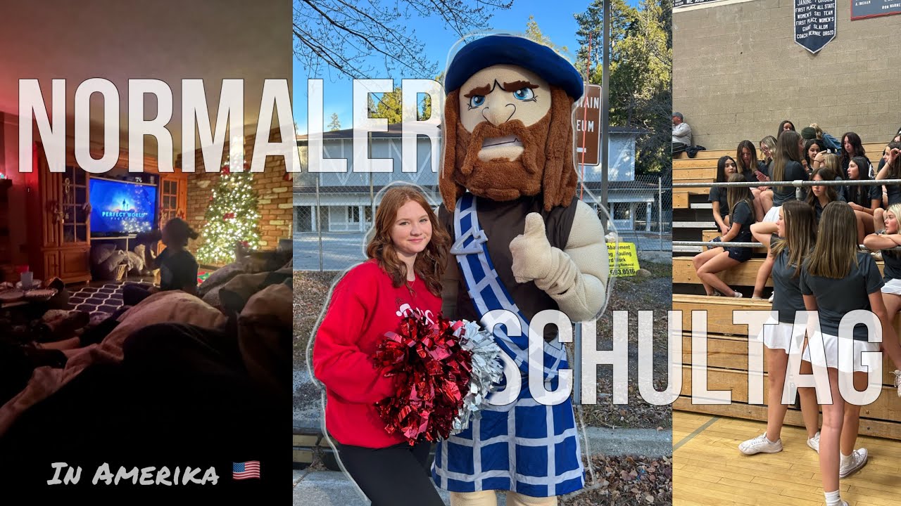Normaler Schultag in Amerika als Austauschschüler 🇺🇸📣// Auslandsjahr 23/24