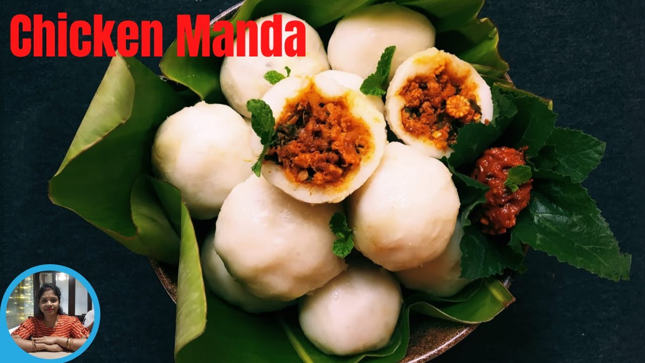 Chicken Manda Pitha | ଚିକେନ୍ ମଣ୍ଡା ପିଠା | Odia Manda Pitha Recipe | Manda Pitha Stuffing Manda Pitha