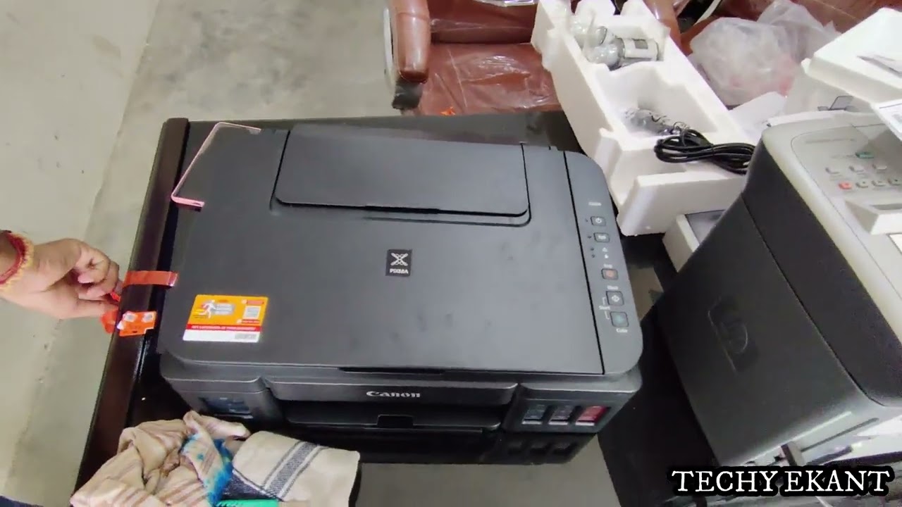 How to Setup Canon G3000 Printer   Step By Step in hindi