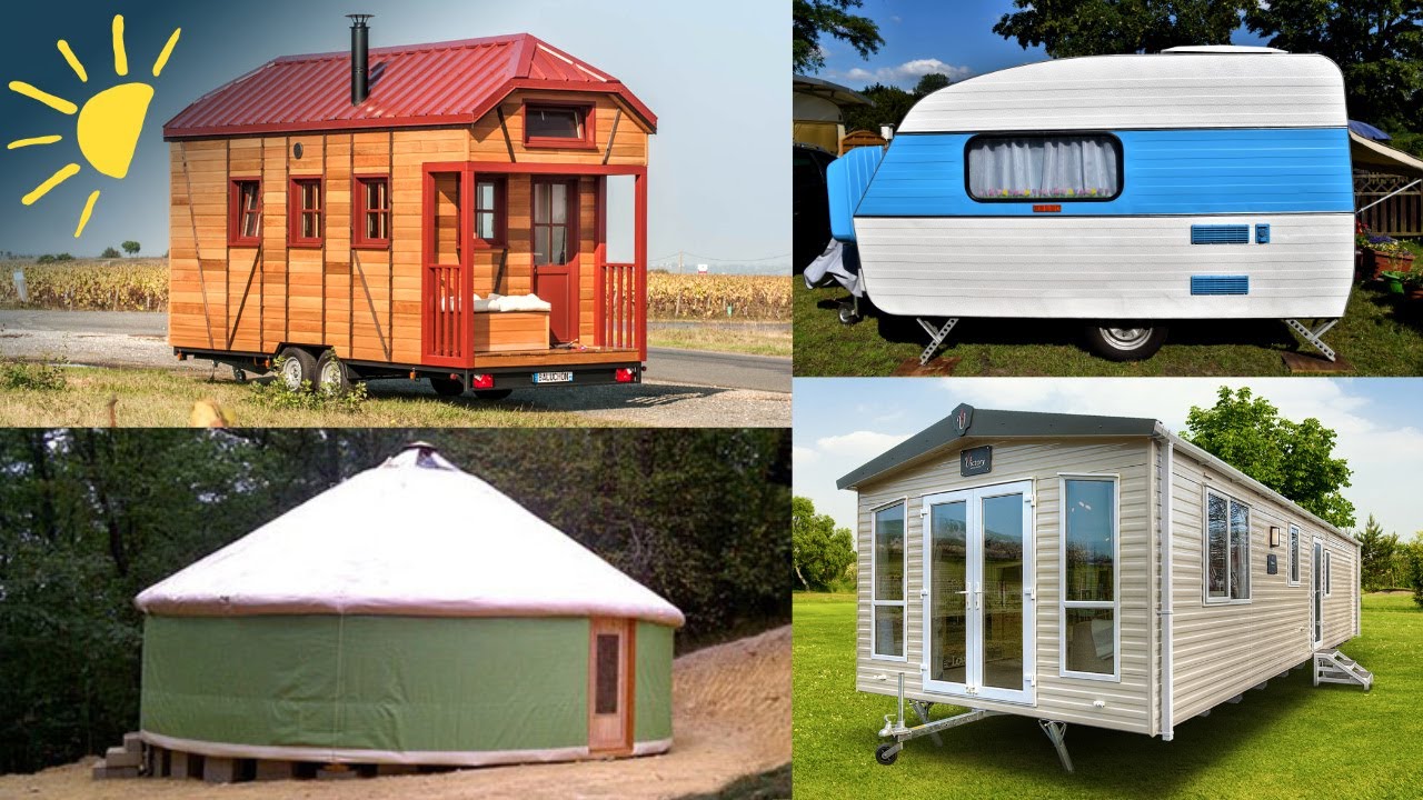 Quelles différences entre TINY HOUSE, Mobilhome, Caravane, Roulotte et Yourte ?