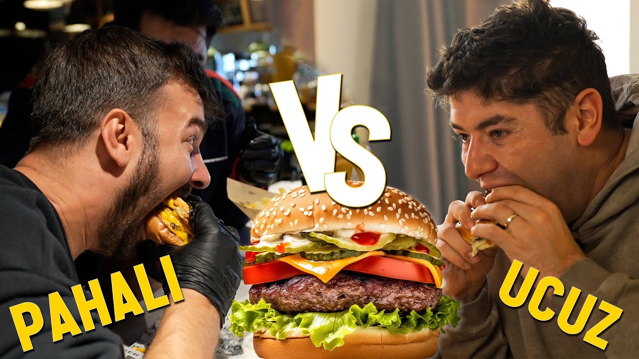 EN UCUZ VS EN PAHALI HAMBURGER !