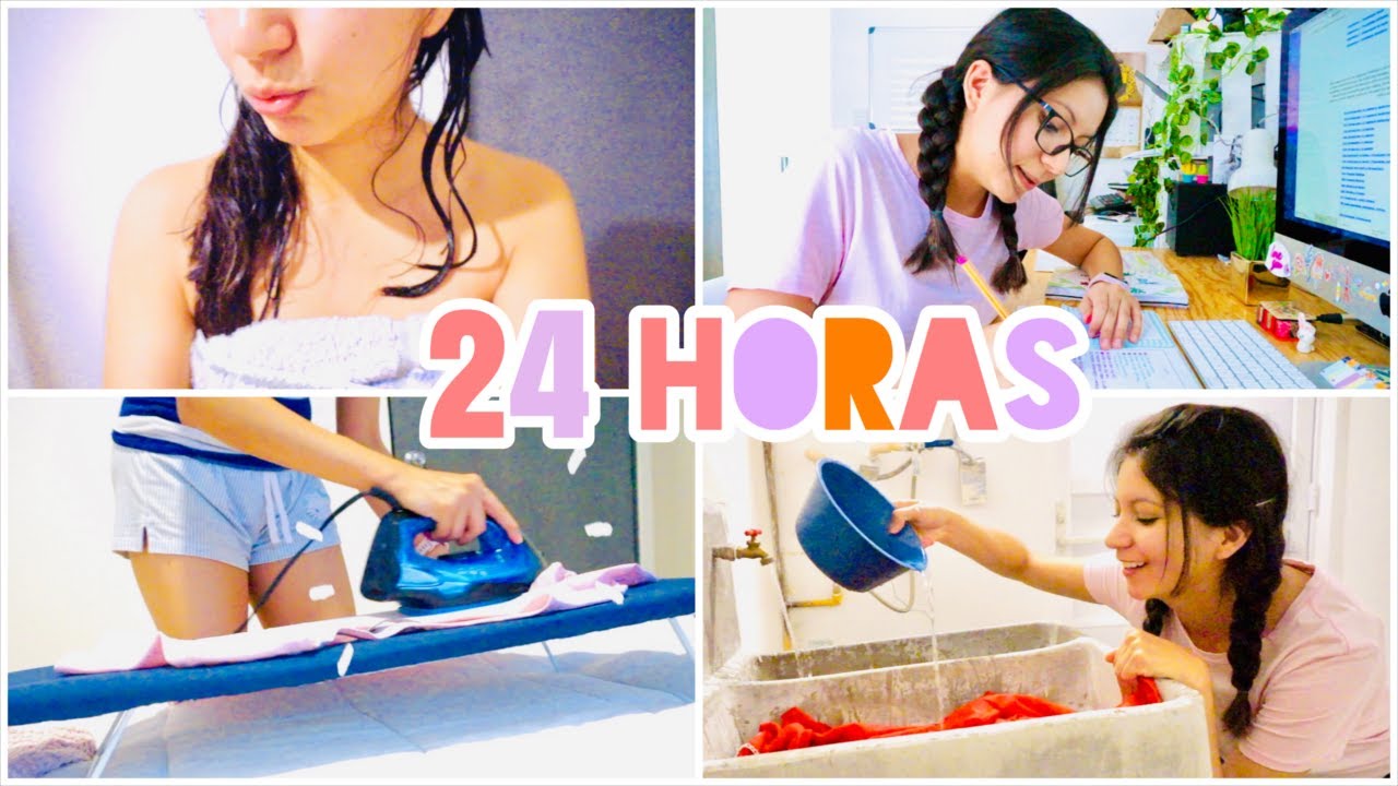 RUTINA 24 HORAS SIENDO PRODUCTIVA EN CASA | Organizando mi d&iacute;a | Princolitas