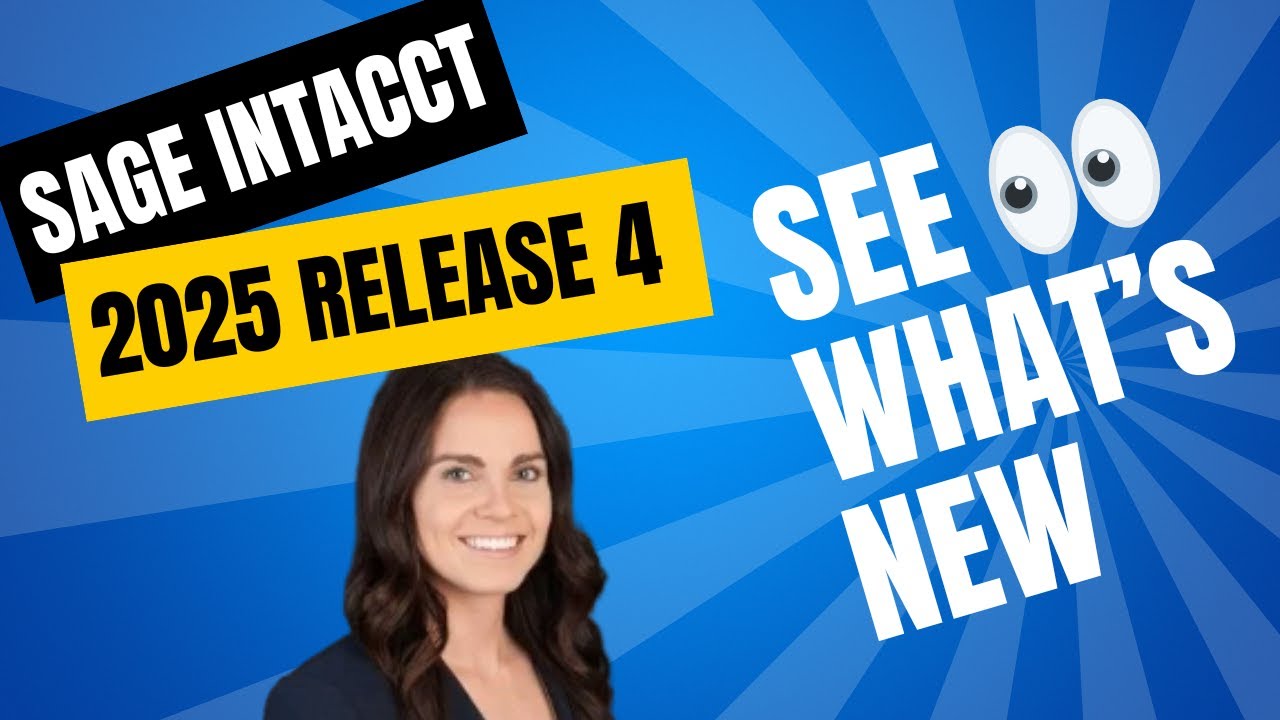 Sage Intacct 2025 R4