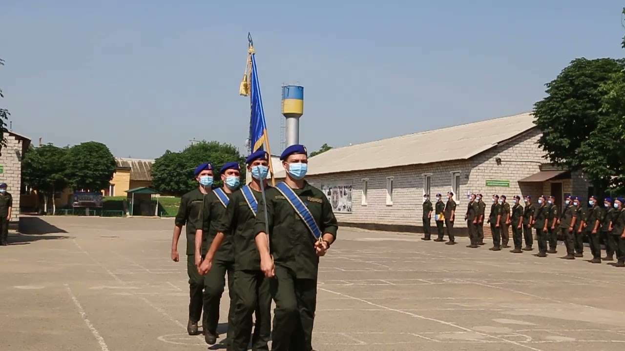 Складання військової присяги 1 та 2 взводом 3 навчальної роти