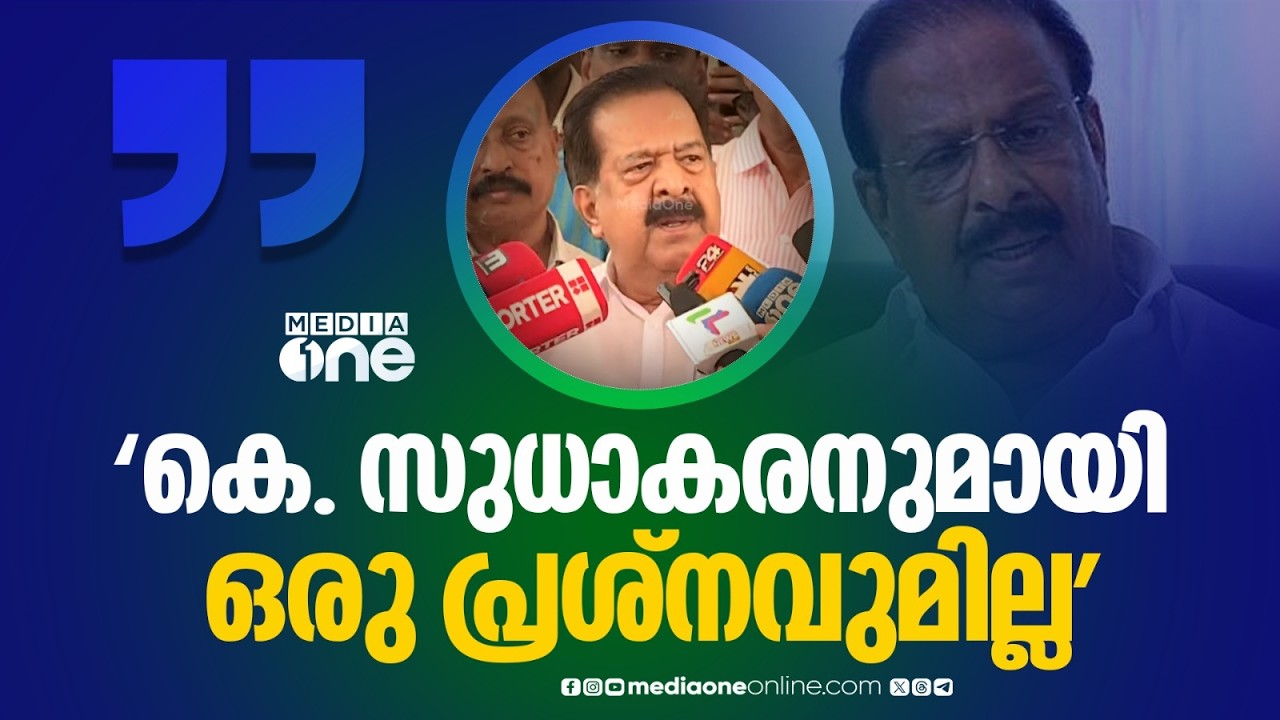 'കെ.സുധാകരനുമായി ഞാൻ ഇന്നലെ സംസാരിച്ചു... നാളെ ഡൽഹിയിലേക്ക് വരും... ഒരു പ്രശ്നവുമില്ല'