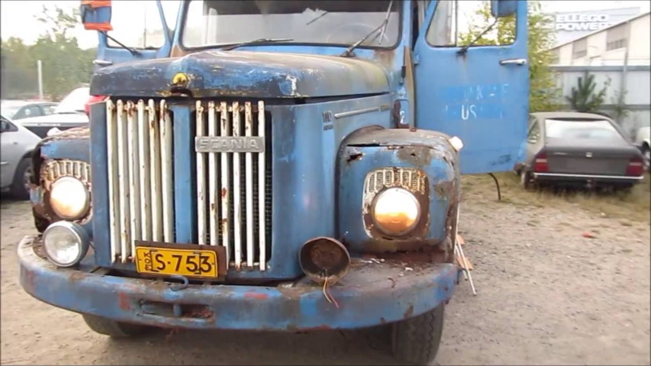 Barn found Scania 110 Super -70 first test drive