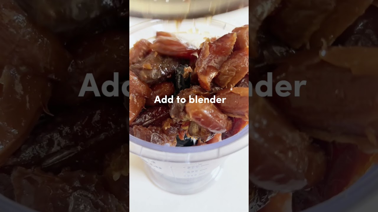 Vegan date paste natural sweetener 