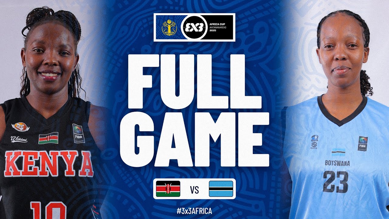 Kenya 🇰🇪 vs Botswana 🇧🇼 | Women | Full Pool Game | FIBA 3x3 Africa Cup 2025