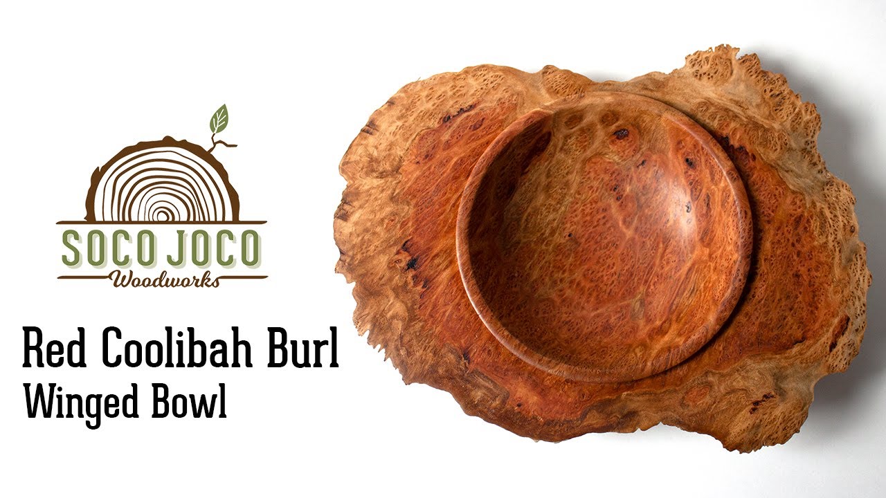 Woodturning: Live Edge Winged Bowl