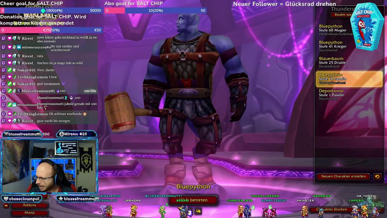 🧂SALT CHIP🧂 TBC die Dritte [Soulbound] HC Project - Hybrid Paladin  #werbung
